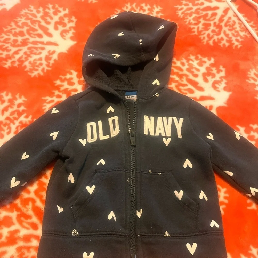 Old Navy Kids' Black Heart Hoodie